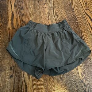 Sage Green Lululemon Hotty Hot Shorts 6